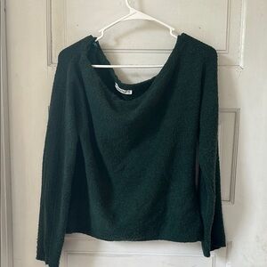 Abercrombie and Fitch Dark off the shoulder Sweater